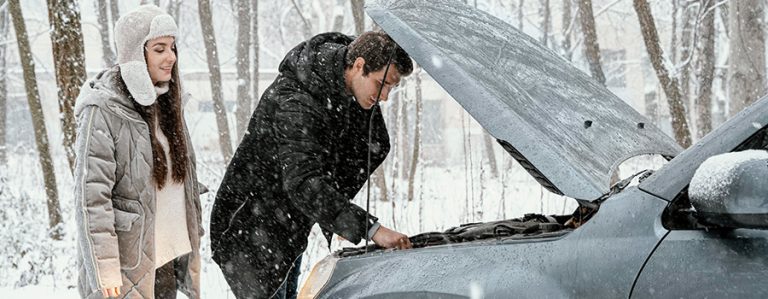 4 averías de coche comunes en invierno